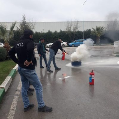 Acel Elektrik Sanayi Yangın Eğitimi