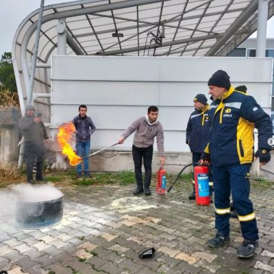 Meteor Petrol yangın eğitimi
